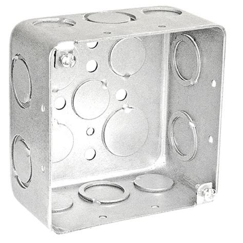 square metal junction box|4 square electrical junction box.